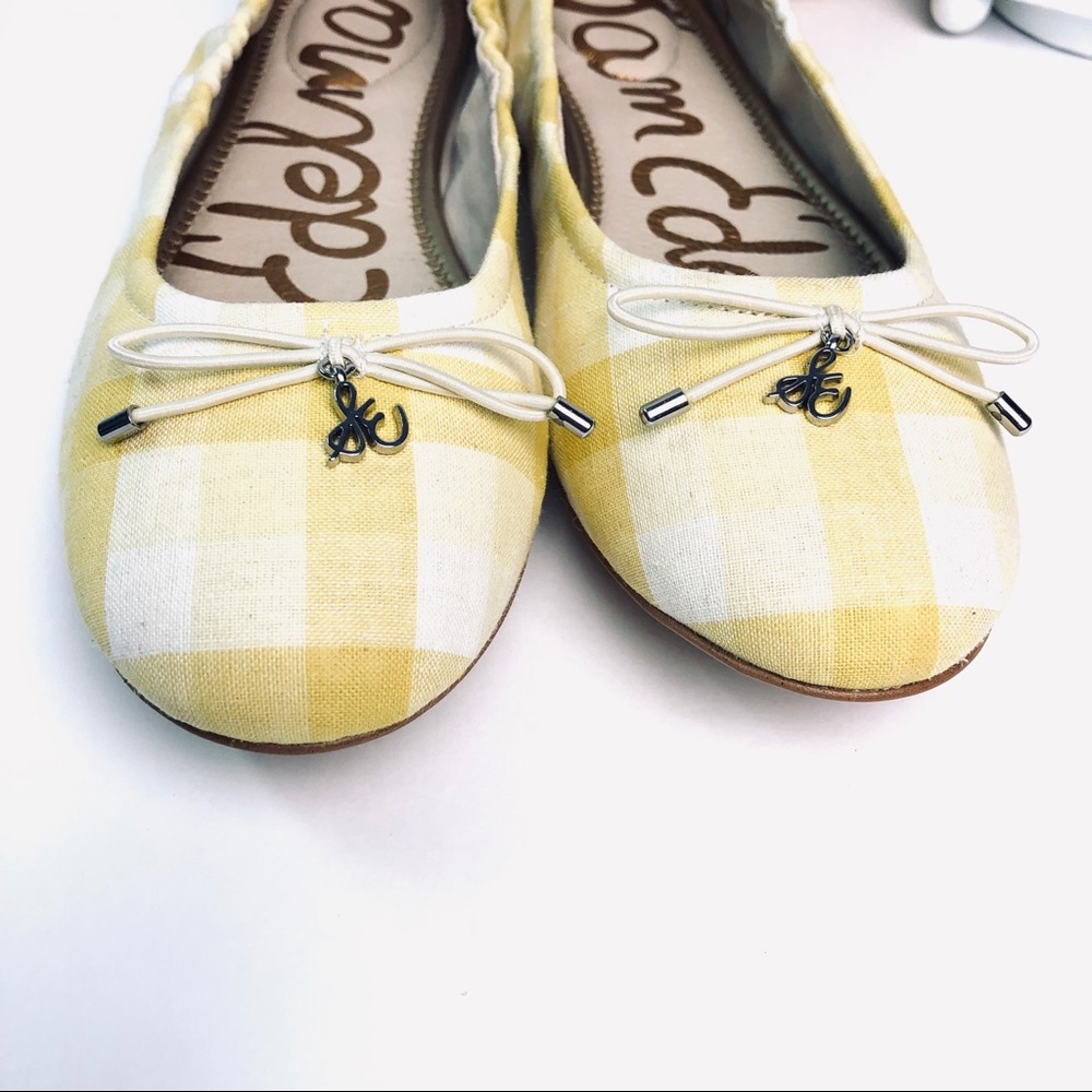 Sam Edelman Gingham Flats - Picture 2 of 8